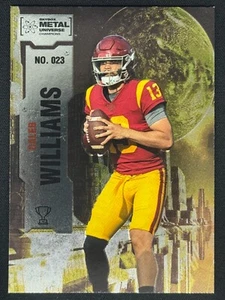 CALEB WILLIAMS 2022 SkyBox Metal Universe Champions Base Rookie RC | USC Bears - Picture 1 of 2