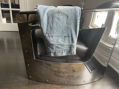 Saint Laurent straight leg jeans. Size 33. YSL - Image 1 of 4