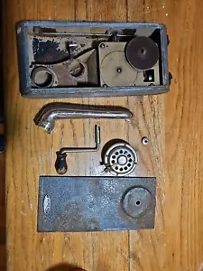 Antikes Thorens Excelda Swiss Made Phonograph Grammophon tragbarer Plattenspieler - Bild 1 von 5