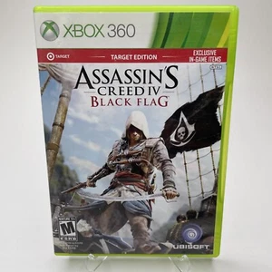 Assassins Creed IV 4 Black Flag Target Edition Xbox 360! - Foto 1 di 4