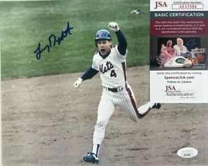 Leonard Kyle Dykstra New York Mets Signed Autographed 10x8 Photo JSA COA