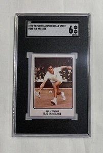 ILIE NASTASE ROOKIE 1973 PANINI CAMPIONI DELLO SPORT #360 SGC 6 - Picture 1 of 2