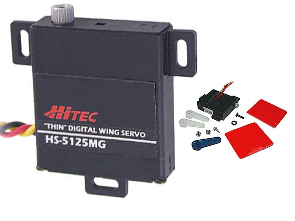 Hitec HS-5125MG Slim Metal Gear Wing Servo U HS5125MG/HS5125/5125MG/5125 - Image 1 of 1