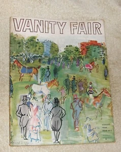 Vanity Fair Aug.1934 Boxer Harry Greb,Bayreuth under Hitler Hollywood in Astoria - Imagen 1 de 6