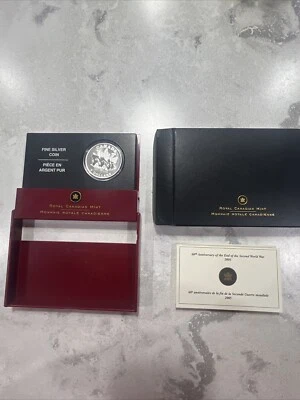 2005年加拿大银币5美元60周年第二次世界大战结束 — 第 1/4 张图片