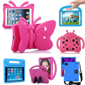 Kids Shockproof Case For iPad 10.9 10.2 10th 9 8 7 6 5 4 3 2 Air Pro11 12.9 Mini - Picture 1 of 60