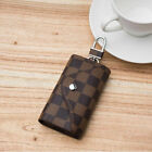 Genuine Leather Key Holder Case Keychain Pouch Bag Car Wallet Key Ring Unisex&#39;