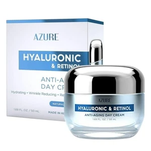 Azure ~ Crema de día antienvejecimiento hialurónica y retinol hidratante reductora de arrugas 50 ml - Imagen 1 de 10