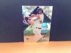2017 DAVID DAHL TOPPS FINEST FIRST MOMENTS ROOKIE Colorado Rockies - Picture 1 of 1