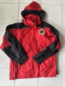 WearGuard Hooded Jacket Insulated Red Black Size Medium City Year AMERICORPS - Picture 1 of 4