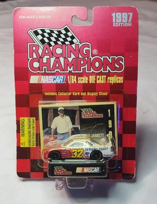 NASCAR Racing Champions 1997 Dale Jarrett #32 sellado de fábrica 1/64 fundido a presión + tarjeta Foto 1 de 4