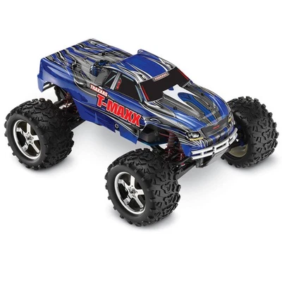 Traxxas 49077-3 - T-Maxx 3.3 Nitro 1/10 4X4 Monster Truck RTR, Blue - Image 1 of 4