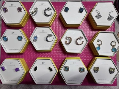 Bomb Party OG Earrings Bundle/lot Of 12. Brand New With Boxes. (bag 22) - Image 1 of 4