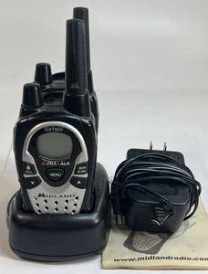 Midland X-Tra Talk GXT 600 GMRS/FRS Walkie Talkie Dwukierunkowy zestaw radiowy 2 działający - Zdjęcie 1 z 6