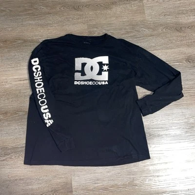 ⚫️Dc Shoes Long Sleeve Shirt Black Size Large⚫️ - Image 1 of 4