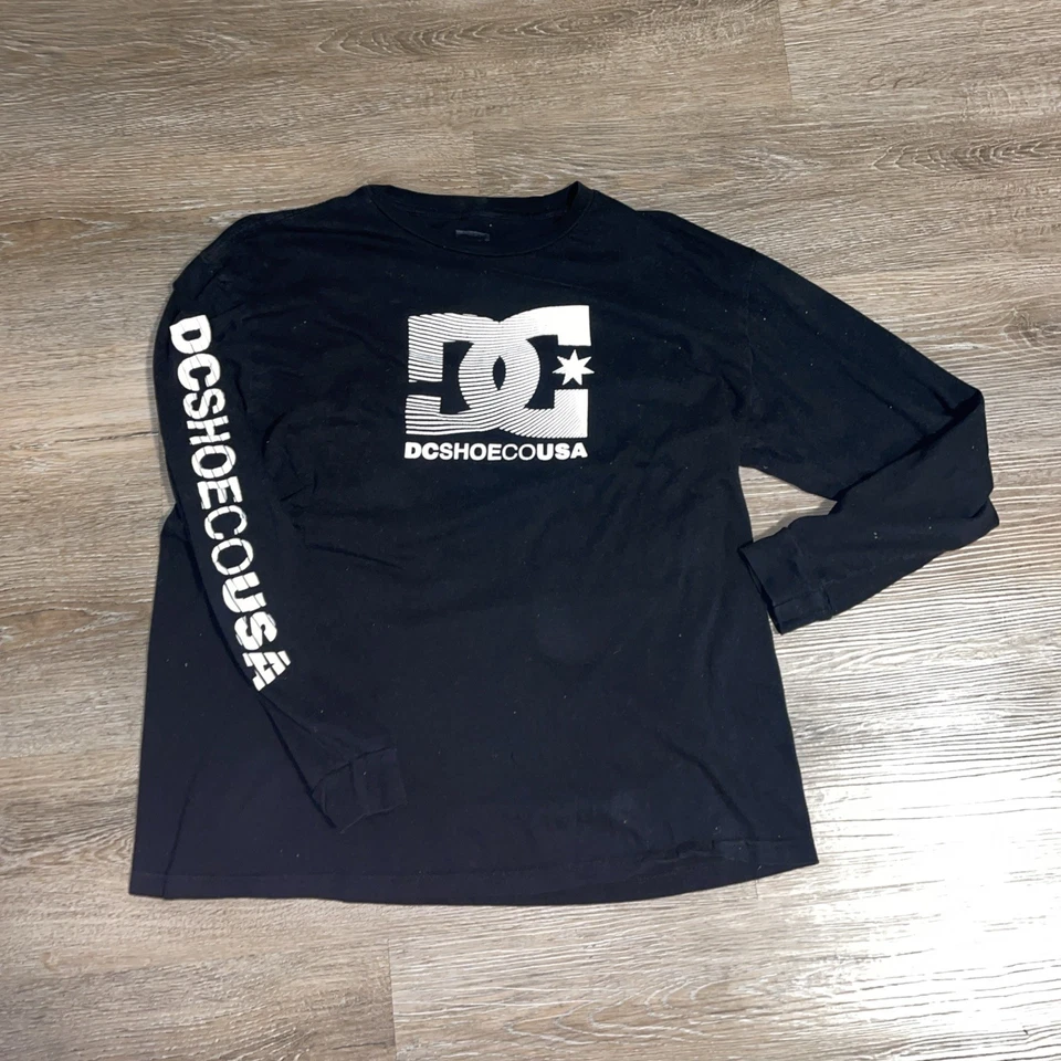 ⚫️Dc Shoes Long Sleeve Shirt Black Size Large⚫️ - Image 1 of 4