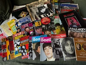 THE BEATLES GENUINE 1980’s NEWSPAPER Clippings Magazines Books Collection EM126 - Picture 1 of 13