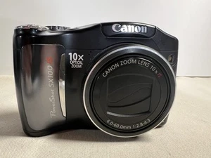 Canon PowerShot SX100 IS 8MP Digital Camera With Centris Camera Bag-Tested-Works - Picture 1 of 13