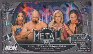 2025 Upper Deck UD AEW Metal Universe Factory Sealed Hobby Box - Picture 1 of 1