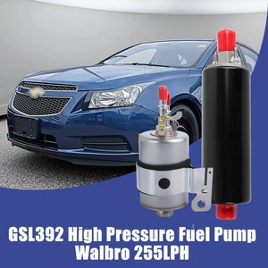High Pressure EFI Fuel Pump Kit LS Swap GSL392 255LPH Install Kit Walbro - Imagen 1 de 16