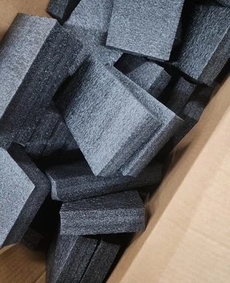 Insertos de espuma de polietileno negro 10 piezas personalizables, embalaje, caja de herramientas, manualidades Foto 1 de 4