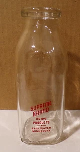 Supreme Brand Dairy ACL pinta metà e metà latte acqua morta Minnesota QUESTA FAMIGLIA? - Foto 1 di 6