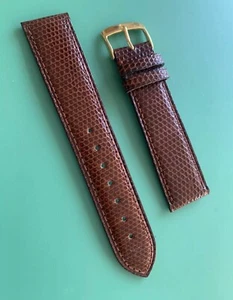 Correa de reloj AUSTIN KAYE 20mm GENUINA LAGARTO, tostado oscuro - Imagen 1 de 4