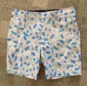Nike Tour Golf Chino Shorts Printed Water Repellent FD5725-072 $85 Men's Size 38 - Picture 1 of 5