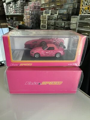 HONDA S2000 PINK SUKI FAST & FURIOUS SOFT TOP 1/64 DIECAST CAR BY FAST SPEED FS - Image 1 of 4