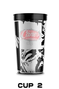 Copa 2 Bastones Levantadores Post Malone Reutilizables Coleccionables Taza Negra Edición Limitada - Imagen 1 de 1