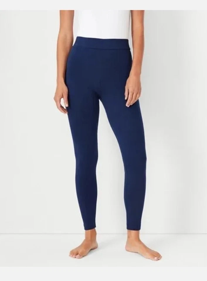 NUEVO CON ETIQUETAS $40 Ann Taylor Essential Leggings Zafiro Puro Talla XS Foto 1 de 1
