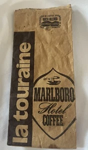 Vintage la touraine Marlboro Hotel Colombian Coffee Bag - Collectible! - Picture 1 of 3