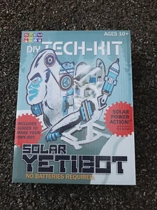 DIY Tech Kit Solar YetiBot - Build Your Own Yeti Robot Solar Powered Action New - Picture 1 of 1
