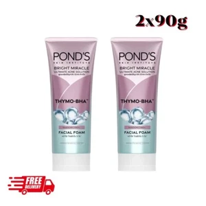 Pond'S Bright Miracle Ultimate Acne Solution THYMO-BHA Facial Foam 2x90g - Picture 1 of 4