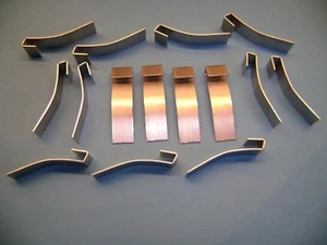 10 TO 100 PART FORMED Z GREENHOUSE CLIPS FOR THICKER GLASS MAKE YOUR OWN - Picture 1 of 12