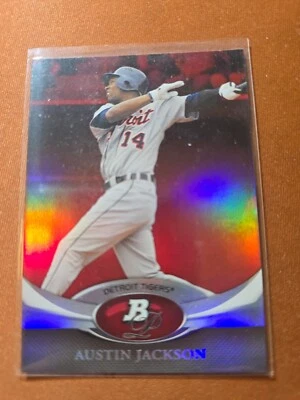 Bowman Platinum 2011 - Austin Jackson #10 rojo Foto 1 de 2