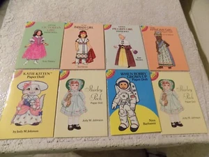 Bambole di carta nuove Dover Little Activity Books, lotto di 8 - Foto 1 di 5
