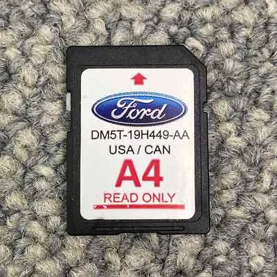 FORD Navigation Gps Map SD card - A4 USA / CAN - DM5T-19H449-AA - OEM USED - Image 1 of 4