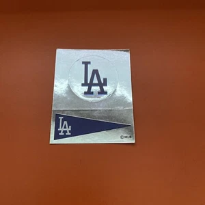Logotipo de los Dodgers de Los Ángeles/banderín de béisbol 88 pegatina Panini pegatina #S-1 - Imagen 1 de 2