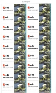 Portugal Corporate EDP full sheet of 20 stamps, perfect - Picture 1 of 1