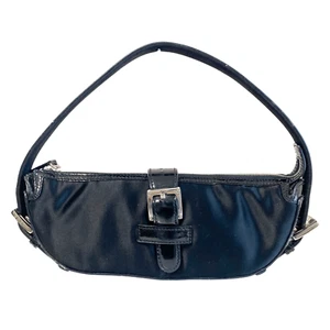 Bolso de hombro LOEWE vintage negro satinado - Imagen 1 de 17