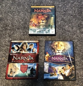 The Chronicles of Narnia Trilogy 1 2 3 (3 DVD SET, WS) DISNEY LOT - Picture 1 of 6