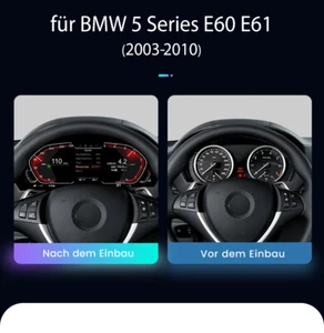 Cruscotto Computer di bordo Facelift Tachimetro per BMW Serie 5 E60 E61 2003-2010 - Foto 1 di 7