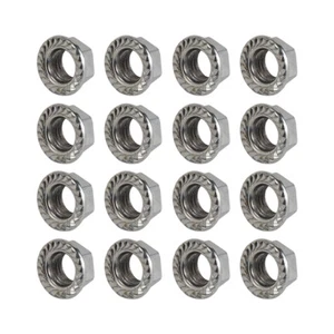 16PCS Wheel Lug Nuts Locking Nuts For Yamaha Raptor 660R Banshee 350 YFZ450 - Foto 1 di 5
