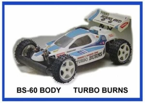 CARROZZERIA BODY "VINTAGE" KYOSHO TURBO BURNS' RC 1/8 OFF ROAD - OFF07 - Imagen 1 de 1