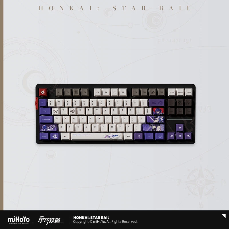 Official Honkai: Star Rail Acheron RGB Mechanical Keyboards Raiden Bosenmori Mei - Image 1 of 4