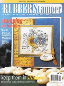 RUBBER STAMPER Magazine for Rubber Stamp Enthusiasts - June 2005 - Picture 1 of 1