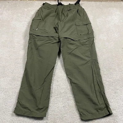 Брюки мужские REI большие зеленые трансформируемые туристические грузовые на молнии UPF 50+ для улицы - Изображение 1 из 4