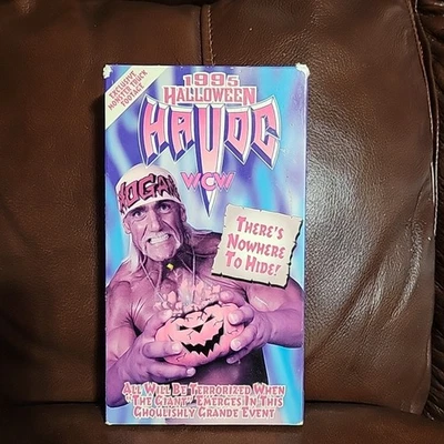 WCW Halloween Havoc 1995 VHS Tape Hulk Hogan READ — 第 1/4 张图片