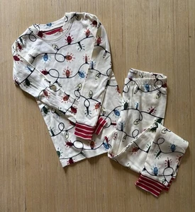Hatley Youth Size 6 Pajama Pants And Shirt Set NEW Unisex Holiday Christmas NEW - Picture 1 of 8
